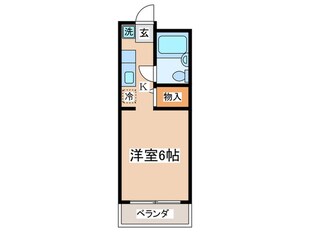 ハイツロ－ネの物件間取画像